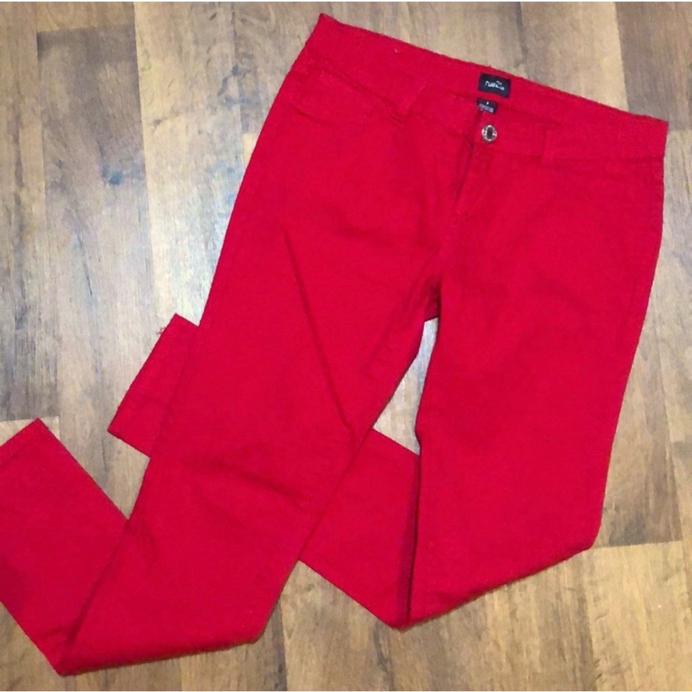 Rue21 Red Skinny Jeans Women’s Size 5 Like New